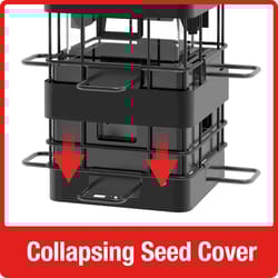 Nature's Way Squirrel Shield Wild Bird 3.2 qt Metal Advantage Cage Bird Feeder 8 ports