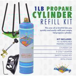 Flame King 14 in. L X 5 in. W 14.1 oz Propane Cylinder Steel 1 pc
