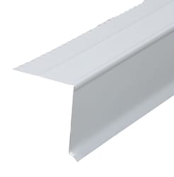Amerimax 4 in. W X 10 ft. L Galvanized Steel Roof Flashing Drip Edge White