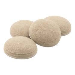 SuperSliders Felt Self Adhesive Protective Pad Beige Round 1 in. W X 1 in. L 4 pk