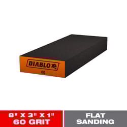 Diablo 8 in. L X 3 in. W X 1 in. 60 Grit Medium Block Sanding Sponge