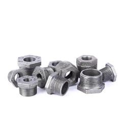 STZ Industries 1-1/2 in. MIP each X 1/2 in. D FIP Black Malleable Iron Hex Bushing