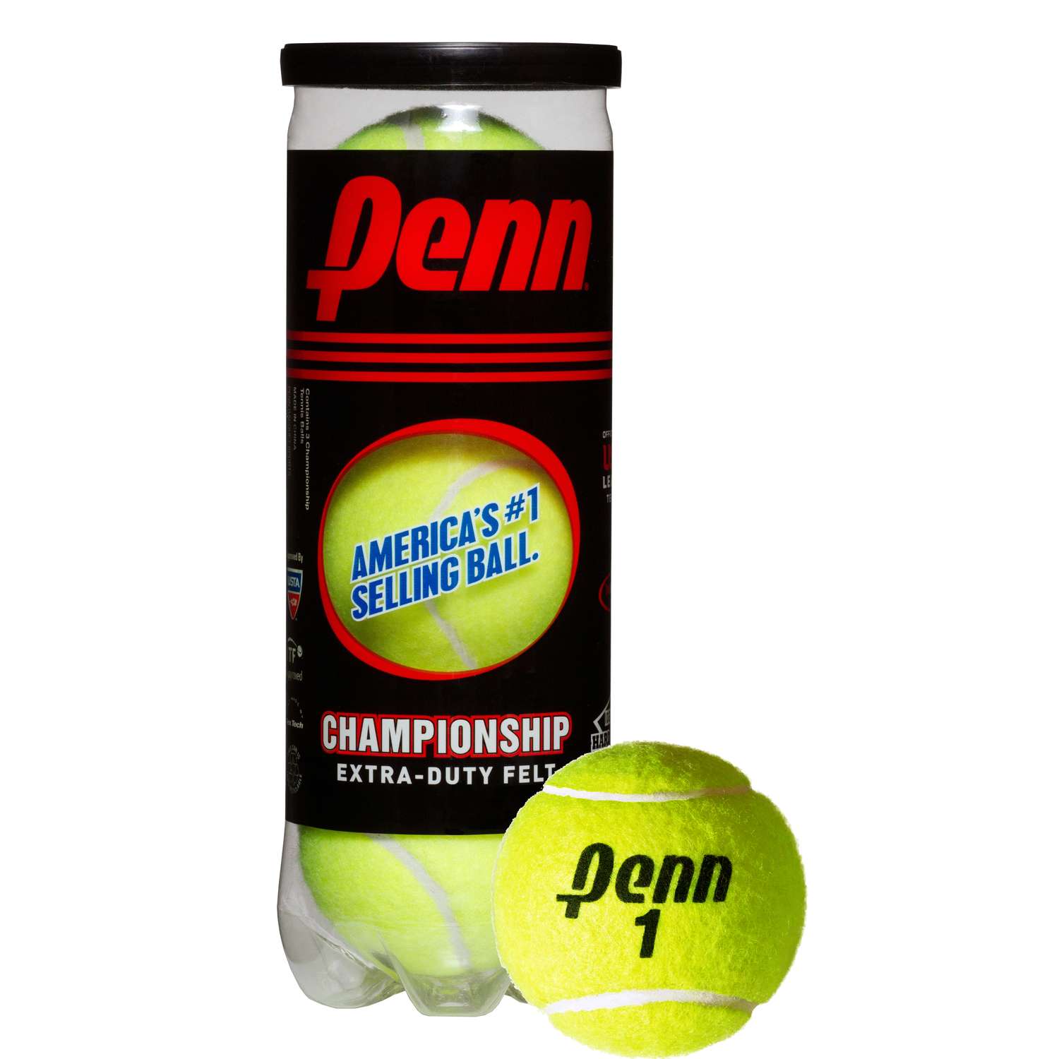 Penn Championship Extra Duty Felt Tennis Ball - 3 count