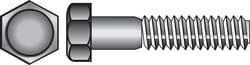 HILLMAN 5/8 in. D X 9 in. L Zinc Plated Steel Hex Bolt 25 pk