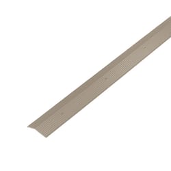 M-D BUILDING PRODUCTS 0.3 in. H X 1.375 in. W X 72 in. L Pewter Pewter Aluminum Carpet Trim