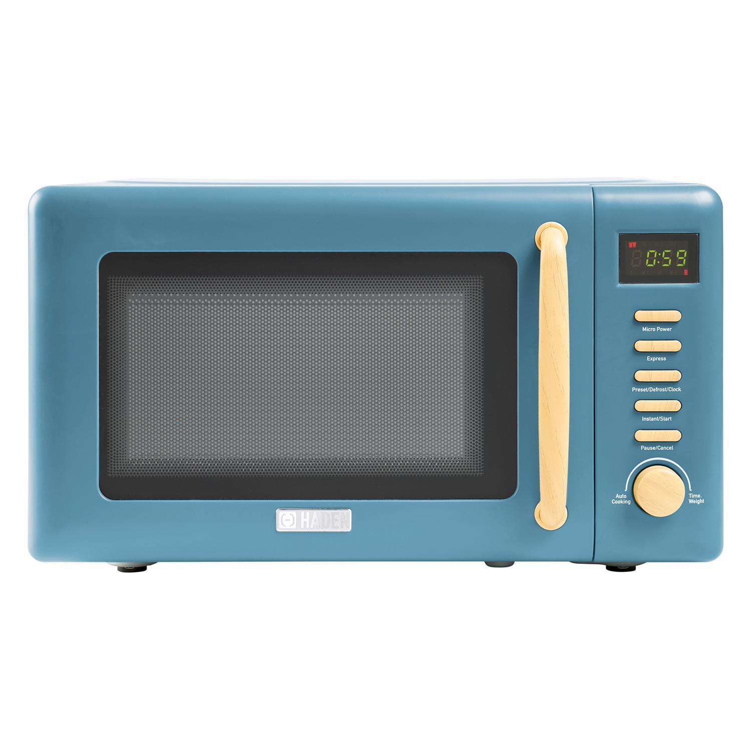 Haden Dorchester 0.7 cu ft Blue Microwave 700 W Sansujyuku sansujyuku.com