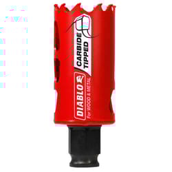 Diablo Snap-Lock Plus 1-3/8 in. Carbide Tipped 2-3/8 in. L X 3/8 in. D Hole Saw