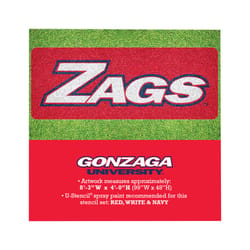 U-Stencil Zags Lawn Stencil