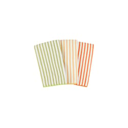 Ritz Assorted Polyester Stripes Bar Mop Dish Cloth 3 pk