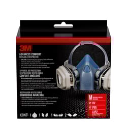 3M P95 Paint Project Half Face Respirator Valved Multicolored M 1 pc