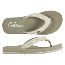 Cobian Braided Bounce Women's Sandals 8 US Cream