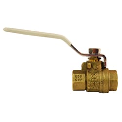 Apollo 94ALF-A Series 1/4 in. Brass FNPT Ball Valve Full Port Quarter-Turn Lever For Water/Oil/Gas