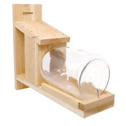 Songbird Essentials Glass/Wood Jar Squirrel Feeder