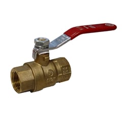 JMF Company 750 Series 1/2 in. Brass FIP Ball Valve Full Port For Water/Oil/Gas