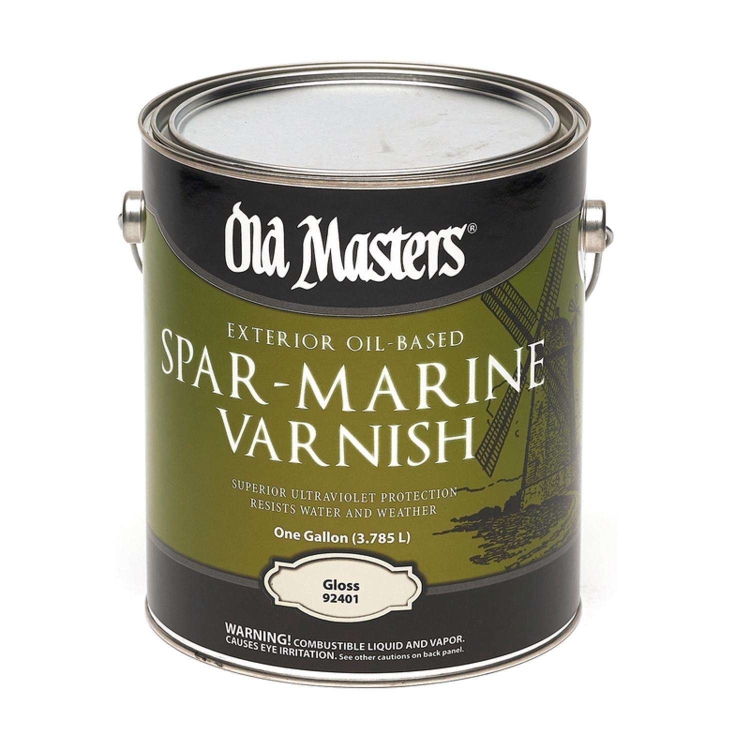 Old Masters Gloss Clear OilBased Marine Spar Varnish 1 gal Ace Hardware
