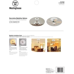Westinghouse 10 in. D White Ceiling Medallion