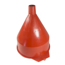 Funnel King Red 10.5 in. H Polyethylene 6 qt Funnel