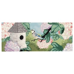 Liora Manne Illusions 1.92 W X 4.92 L Multi-color Garden Polyester Door Mat