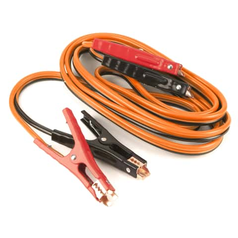 Commercial Service Jumper / Booster Cables: 20 Feet, 4 Gauge, Ideal For  Small Trucks and Medium SUVs