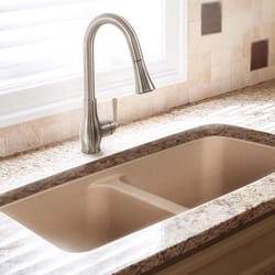 White Kitchen Sink Carea Counter Double Sink Renovators Supply