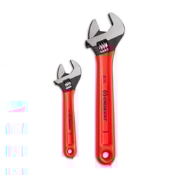 Crescent Adjustable Wrench Set 6 and 10 in. L 2 pc