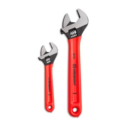 Crescent Adjustable Wrench Set 6 and 10 in. L 2 pc