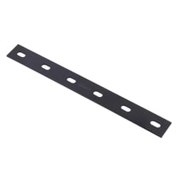 Hampton 1/8 in. H X 1.5 in. W X 14 in. L Black Steel Mending Plate