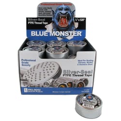 Mill Rose Blue Monster Silver 1/2 in. W X 520 in. L Thread Seal Tape