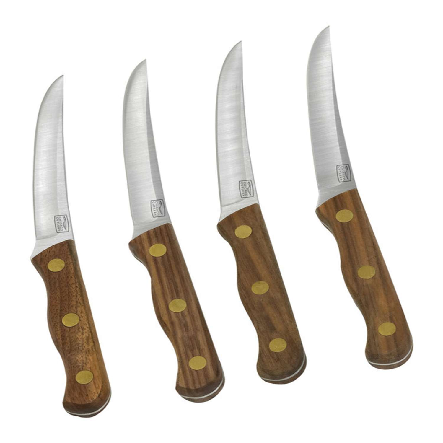 Chicago Cutlery Walnut Tradition Stainless Steel Steak Knife Set 4 pc - Ace  Hardware