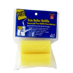 Foam Pro Foam 3 in. W X 1/2 in. Trim Paint Roller Cover Refill 2 pk