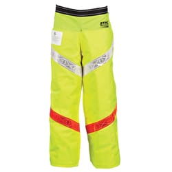 STIHL Dynamic Hi-Vis Nylon Reflective Protective Apron Chaps Green 44 inch 1 pk