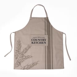 Krumbs Kitchen 1 pocket Tan Cotton/Polyester Apron