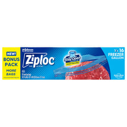 Ziploc Grip 'n Seal Technology Clear Freezer Bag 16 pk