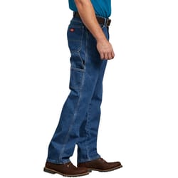 Dickies Men's Cotton Carpenter Jeans Stonewashed Indigo Blue 30x30 7 pocket 1 pk