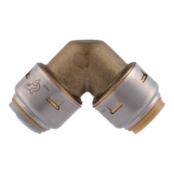 SharkBite Push to Connect 1/2 in. PTC X 1/2 in. D CTS Brass 90 Degree Elbow