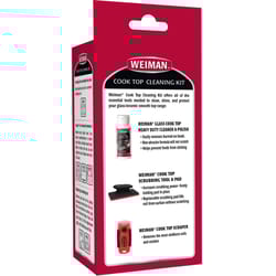 Weiman No Scent Cooktop Cleaner Starter Kit 1 box Sponge