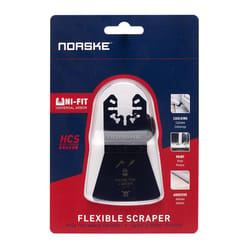 Norske Uni-Fit High Carbon Steel Flexible Scraper Blade Adhesive Removal 1 each