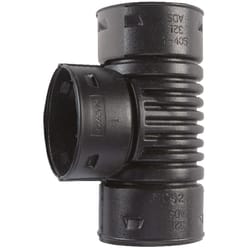 Advanced Drainage Systems 3 in. Snap X 3 in. D Snap Polyethylene 8 in. Tee 1 pk