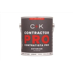 C+K Contractor Pro Flat Tint Base Neutral Base Paint Exterior 1 gal