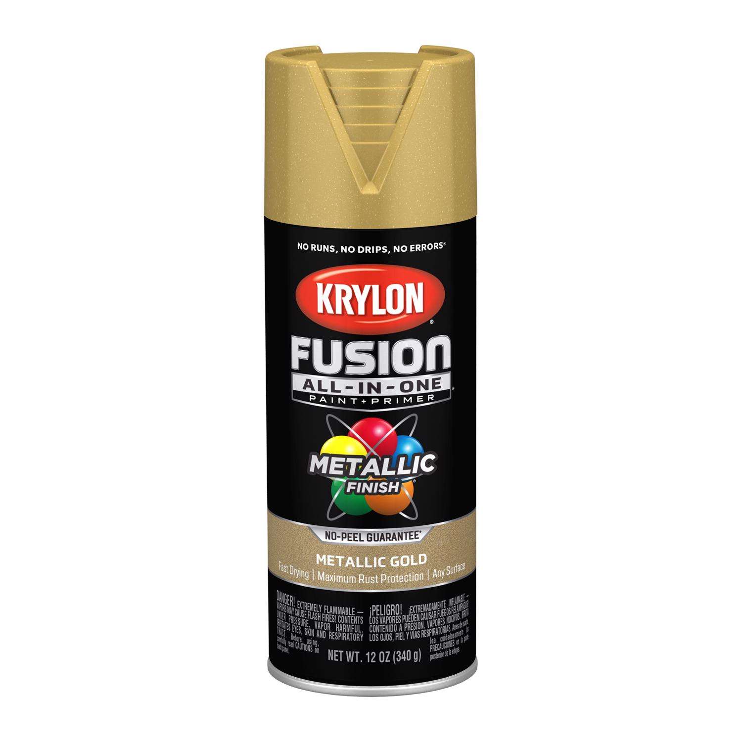 Krylon Premium Foil Gold Metallic Spray Paint 8 oz - Ace Hardware