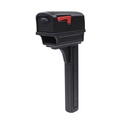 Architectural Mailboxes Gentry Classic Plastic Post Mount Black Mailbox