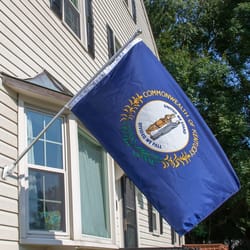 Valley Forge Kentucky State Flag 36 in. H X 60 in. W