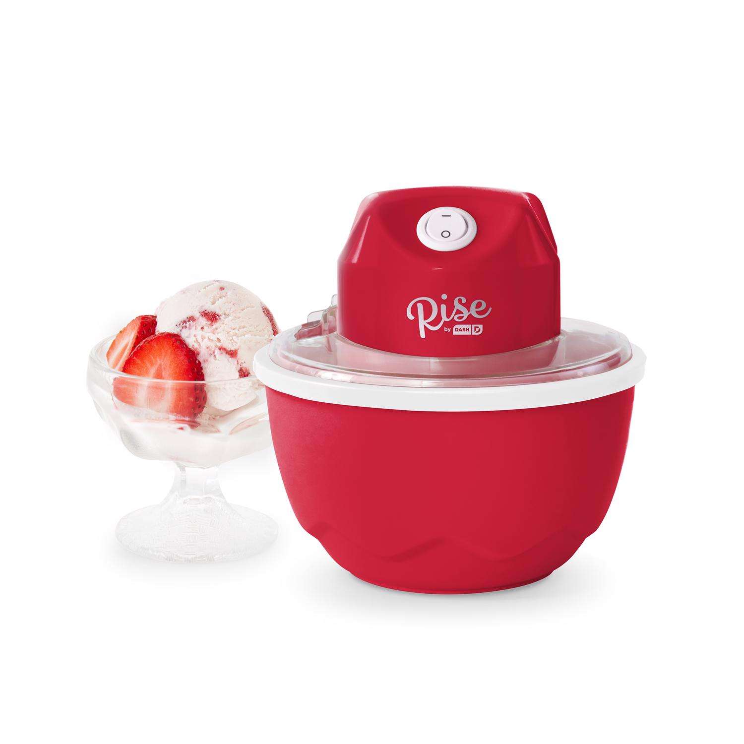 Rise by Dash Red 0.5 qt Ice Cream Maker 6.1 in. H X 6.3 in. W X 6.3 in