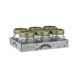 Kilner Regular Mouth Canning Jar 8.5 oz 6 pk