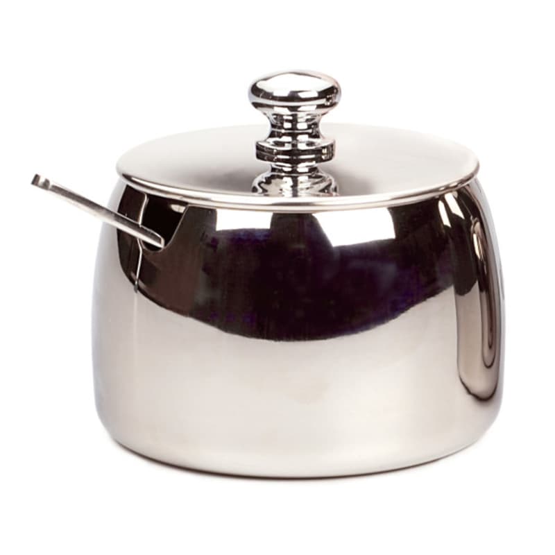 Endurance Stainless Steel Sugar Bowl with Lid - Thumbnail 4