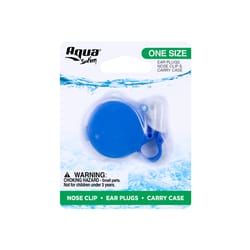 Aqua Swim Assorted Rubber Ear Plugs and Nose Clip