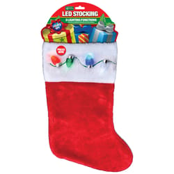 Magic Seasons Christmas LED Stocking Plush 1 pk