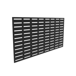 Barrette Outdoor Living 3 ft. W X 6 ft. L Black Polymer Screen Panel