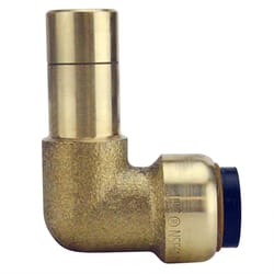 Apollo Tectite Push to Connect 1/2 in. PTC in to X 1/2 in. D CTS Brass 90 Degree Elbow