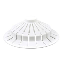 Danco 4 in. White Round Cast Ring/Strainer